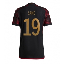 Germany Leroy Sane #19 Away Stadium Replica Jersey World Cup 2022 Short Sleeves