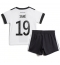 Germany Leroy Sane #19 Home Stadium Replica Jersey Kids World Cup 2022 Short Sleeves (+ pants)