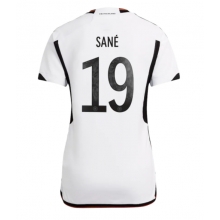 Germany Leroy Sane #19 Home Stadium Replica Jersey Women World Cup 2022 Short Sleeves