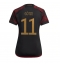 Germany Mario Gotze #11 Away Stadium Replica Jersey Women World Cup 2022 Short Sleeves