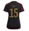 Germany Niklas Sule #15 Away Stadium Replica Jersey Women World Cup 2022 Short Sleeves