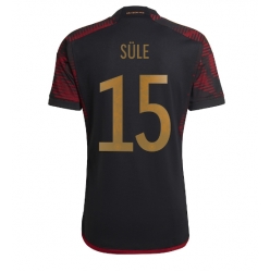 Germany Niklas Sule #15 Away Stadium Replica Jersey World Cup 2022 Short Sleeves