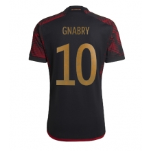 Germany Serge Gnabry #10 Away Stadium Replica Jersey World Cup 2022 Short Sleeves