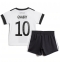 Germany Serge Gnabry #10 Home Stadium Replica Jersey Kids World Cup 2022 Short Sleeves (+ pants)