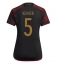 Germany Thilo Kehrer #5 Away Stadium Replica Jersey Women World Cup 2022 Short Sleeves