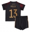 Germany Thomas Muller #13 Away Stadium Replica Jersey Kids World Cup 2022 Short Sleeves (+ pants)