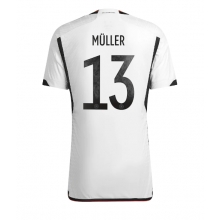 Germany Thomas Muller #13 Home Stadium Replica Jersey World Cup 2022 Short Sleeves