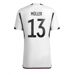 Germany Thomas Muller #13 Home Stadium Replica Jersey World Cup 2022 Short Sleeves