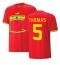 Ghana Thomas Partey #5 Away Stadium Replica Jersey World Cup 2022 Short Sleeves