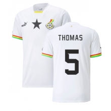 Ghana Thomas Partey #5 Home Stadium Replica Jersey World Cup 2022 Short Sleeves