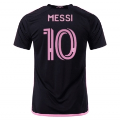 Inter Miami Lionel Messi #10 Away Stadium Replica Jersey 2023-24 Short Sleeves