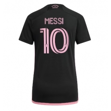 Inter Miami Lionel Messi #10 Away Stadium Replica Jersey Women 2023-24 Short Sleeves