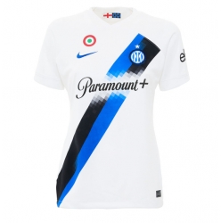 Inter Milan Away Stadium Replica Jersey Women 2023-24 Short Sleeves