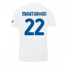 Inter Milan Henrikh Mkhitaryan #22 Away Stadium Replica Jersey 2023-24 Short Sleeves