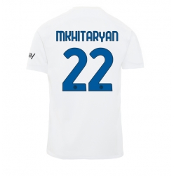 Inter Milan Henrikh Mkhitaryan #22 Away Stadium Replica Jersey 2023-24 Short Sleeves