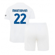 Inter Milan Henrikh Mkhitaryan #22 Away Stadium Replica Jersey Kids 2023-24 Short Sleeves (+ pants)