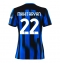 Inter Milan Henrikh Mkhitaryan #22 Home Stadium Replica Jersey Women 2023-24 Short Sleeves