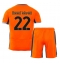 Inter Milan Henrikh Mkhitaryan #22 Third Stadium Replica Jersey Kids 2023-24 Short Sleeves (+ pants)