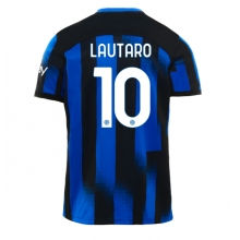 Inter Milan Lautaro Martinez #10 Home Stadium Replica Jersey 2023-24 Short Sleeves