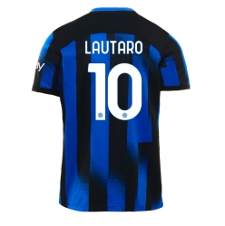 Inter Milan Lautaro Martinez #10 Home Stadium Replica Jersey 2023-24 Short Sleeves