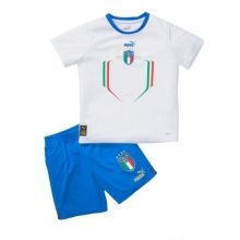 Italy Away Stadium Replica Jersey Kids 2022 Short Sleeves (+ pants)