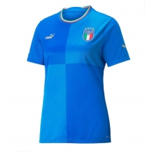 Italy Home Stadium Replica Jersey Women 2022 Short Sleeves