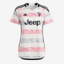 Juventus Away Stadium Replica Jersey Women 2023-24 Short Sleeves