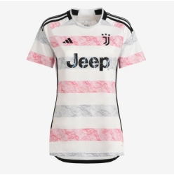 Juventus Away Stadium Replica Jersey Women 2023-24 Short Sleeves