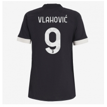 Juventus Dusan Vlahovic #9 Third Stadium Replica Jersey Women 2023-24 Short Sleeves