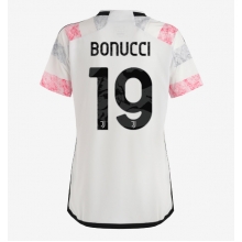 Juventus Leonardo Bonucci #19 Away Stadium Replica Jersey Women 2023-24 Short Sleeves