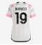 Juventus Leonardo Bonucci #19 Away Stadium Replica Jersey Women 2023-24 Short Sleeves