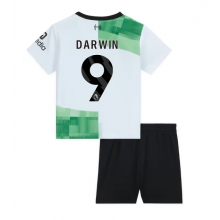 Liverpool Darwin Nunez #9 Away Stadium Replica Jersey Kids 2023-24 Short Sleeves (+ pants)