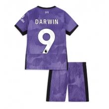 Liverpool Darwin Nunez #9 Third Stadium Replica Jersey Kids 2023-24 Short Sleeves (+ pants)