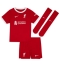 Liverpool Roberto Firmino #9 Home Stadium Replica Jersey Kids 2023-24 Short Sleeves (+ pants)