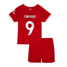 Liverpool Roberto Firmino #9 Home Stadium Replica Jersey Kids 2023-24 Short Sleeves (+ pants)