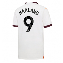 Manchester City Erling Haaland #9 Away Stadium Replica Jersey 2023-24 Short Sleeves