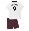 Manchester City Erling Haaland #9 Away Stadium Replica Jersey Kids 2023-24 Short Sleeves (+ pants)