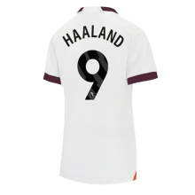 Manchester City Erling Haaland #9 Away Stadium Replica Jersey Women 2023-24 Short Sleeves