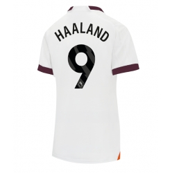 Manchester City Erling Haaland #9 Away Stadium Replica Jersey Women 2023-24 Short Sleeves