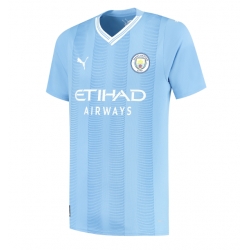 Manchester City Home Stadium Replica Jersey 2023-24 Short Sleeves