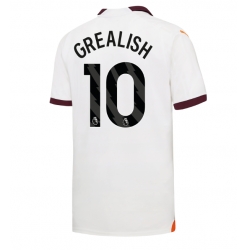 Manchester City Jack Grealish #10 Away Stadium Replica Jersey 2023-24 Short Sleeves