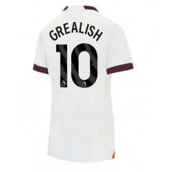 Manchester City Jack Grealish #10 Away Stadium Replica Jersey Women 2023-24 Short Sleeves