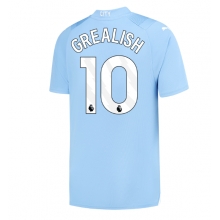 Manchester City Jack Grealish #10 Home Stadium Replica Jersey 2023-24 Short Sleeves