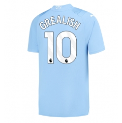 Manchester City Jack Grealish #10 Home Stadium Replica Jersey 2023-24 Short Sleeves