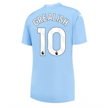 Manchester City Jack Grealish #10 Home Stadium Replica Jersey Women 2023-24 Short Sleeves