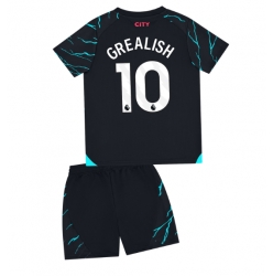 Manchester City Jack Grealish #10 Third Stadium Replica Jersey Kids 2023-24 Short Sleeves (+ pants)