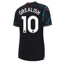 Manchester City Jack Grealish #10 Third Stadium Replica Jersey Women 2023-24 Short Sleeves