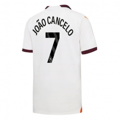 Manchester City Joao Cancelo #7 Away Stadium Replica Jersey 2023-24 Short Sleeves