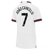 Manchester City Joao Cancelo #7 Away Stadium Replica Jersey Women 2023-24 Short Sleeves