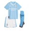 Manchester City Joao Cancelo #7 Home Stadium Replica Jersey Kids 2023-24 Short Sleeves (+ pants)